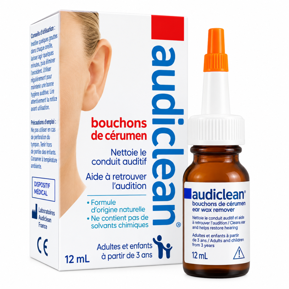 AUDICLEAN BOUCHON DE CÉRUMEN 12ML