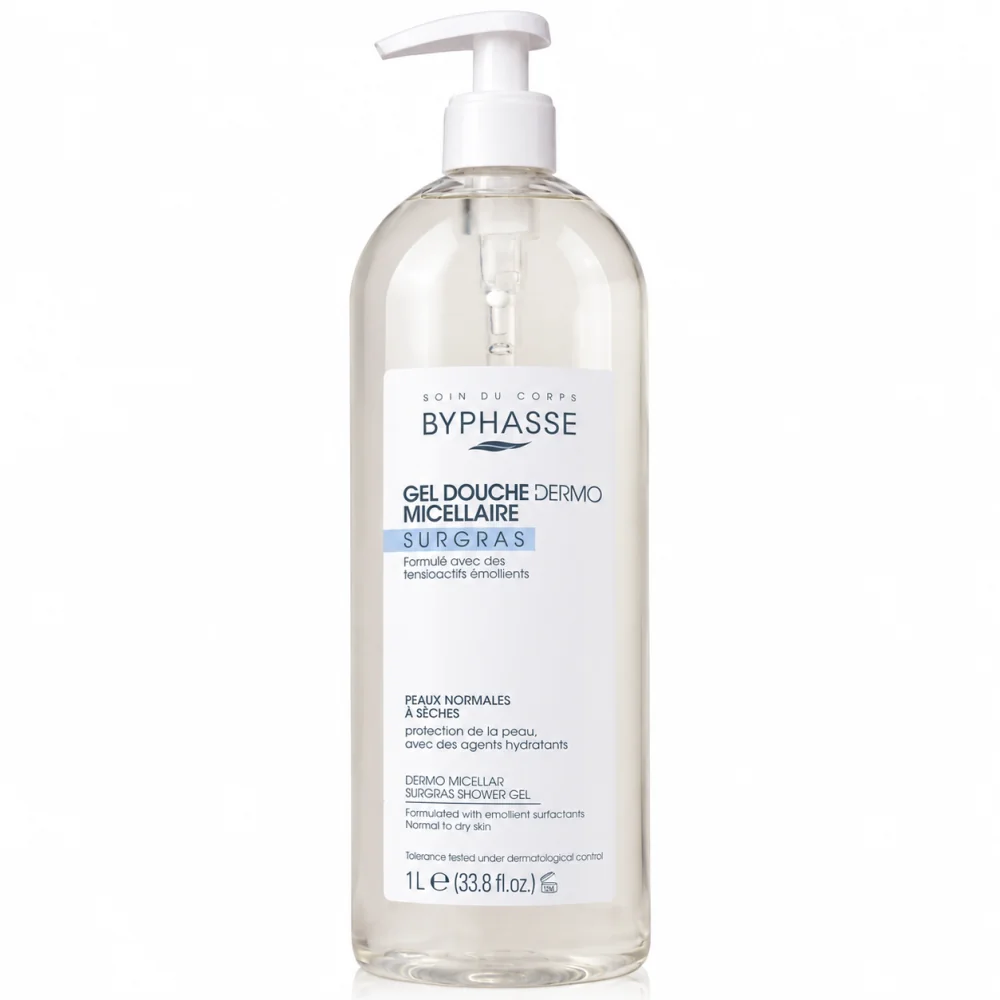 BYPHASSE - GEL DOUCHE DERMO MICELLAIRE SURGRAS 1L