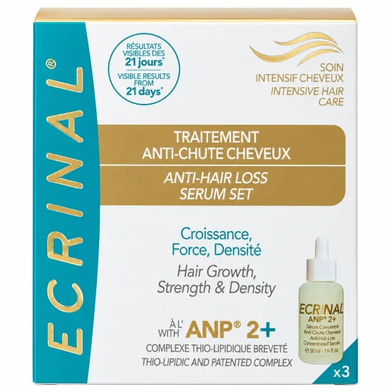 ECRINAL - TRAITEMENT ANTI CHUTE CHEVEUX A LANP 2+ 3*50ML
