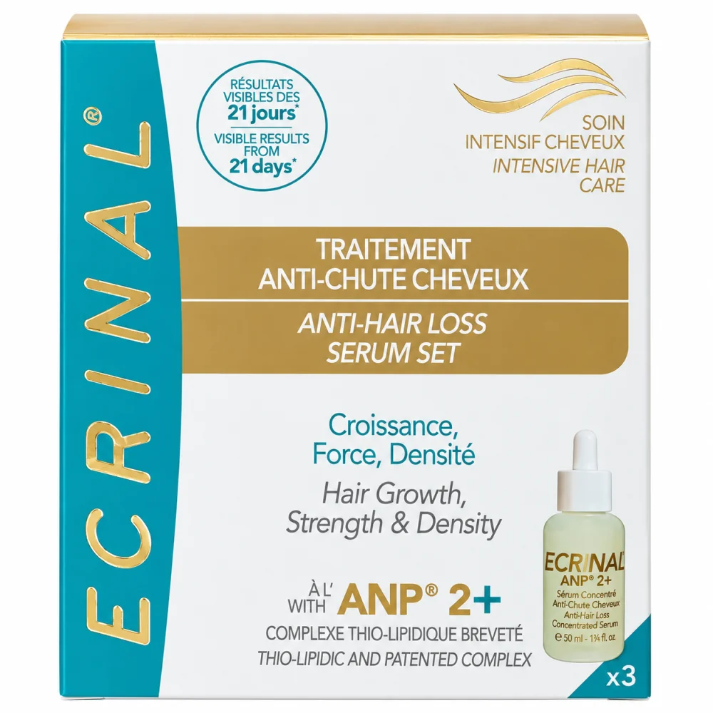 ECRINAL - TRAITEMENT ANTI CHUTE CHEVEUX A LANP 2+ 3*50ML