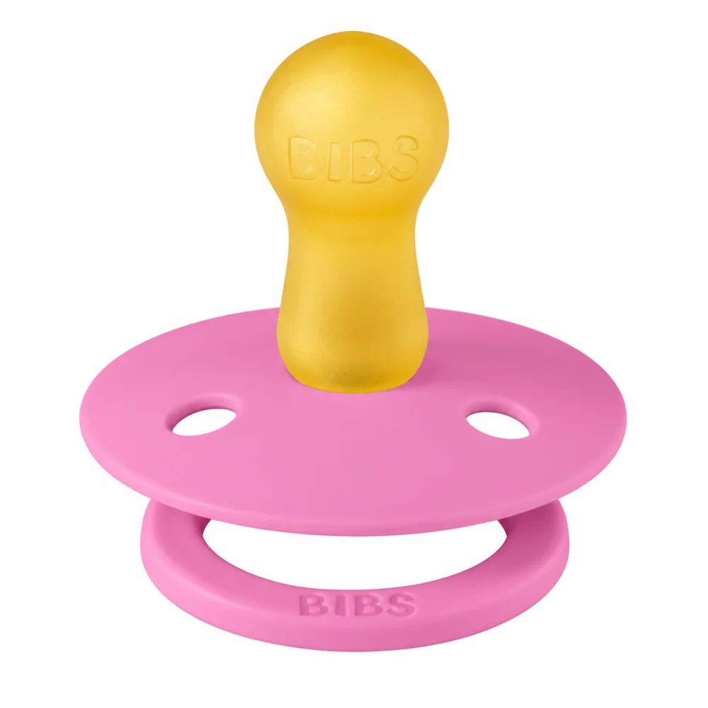 BIBS - LOT DE 2 SUCETTES TAILLE 1 BUBBLEGUM PERI 0-6 MOIS