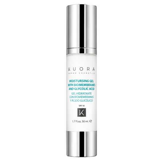 KUORA - GEL HYDRATANT AUX BIOMEMBRANES ET A L'ACIDE GLYCOLIQUE SPF10 50ML