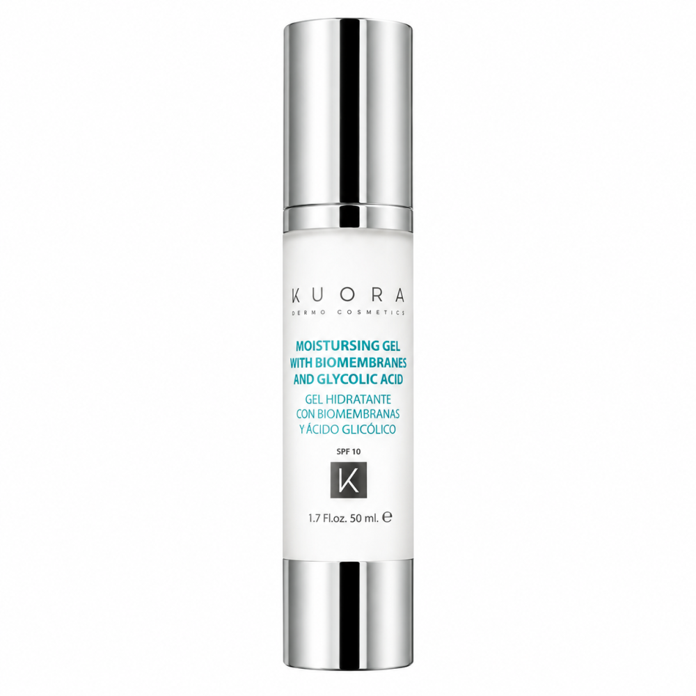 KUORA - GEL HYDRATANT AUX BIOMEMBRANES ET A L'ACIDE GLYCOLIQUE SPF10 50ML