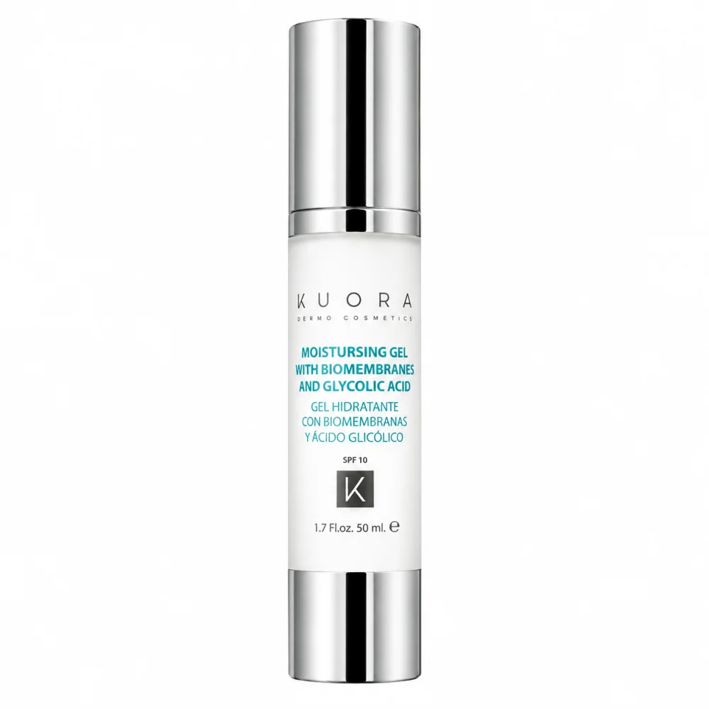KUORA - GEL HYDRATANT AUX BIOMEMBRANES ET A L'ACIDE GLYCOLIQUE SPF10 50ML