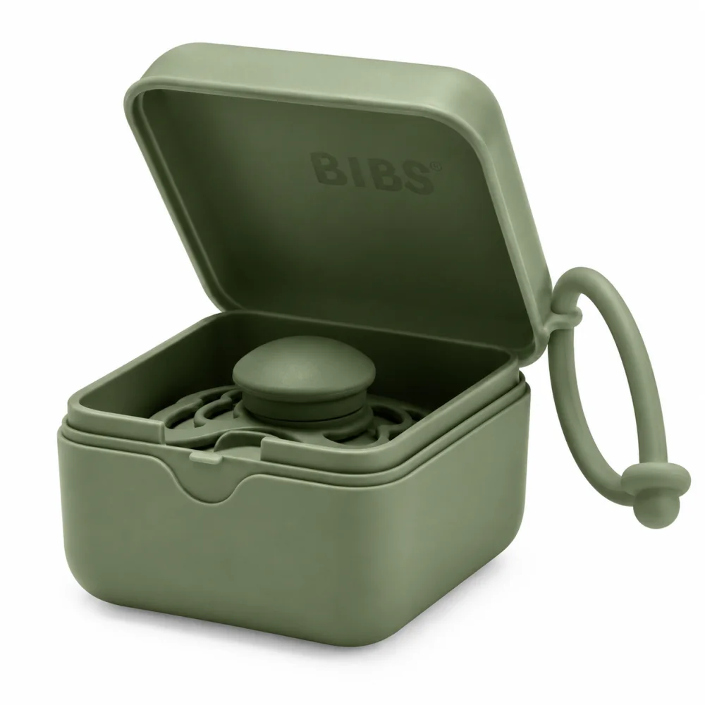 BIBS BOÎTE DE RANGEMENT POUR SUCETTES HUNTER GREEN