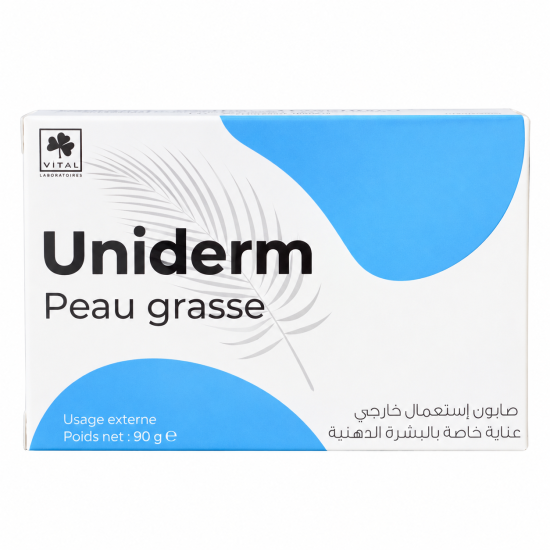 UNIDERM - SAVON PEAUX GRASSES 90G