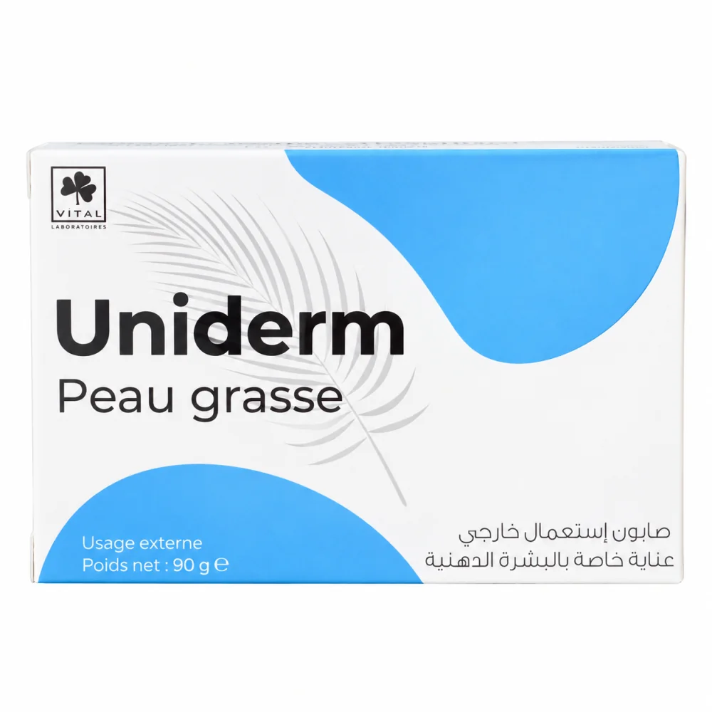 UNIDERM - SAVON PEAUX GRASSES 90G