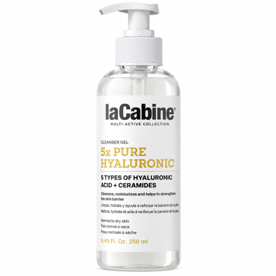 LA CABINE 5X PURE HYALURONIC GEL NETTOYANT 250ML