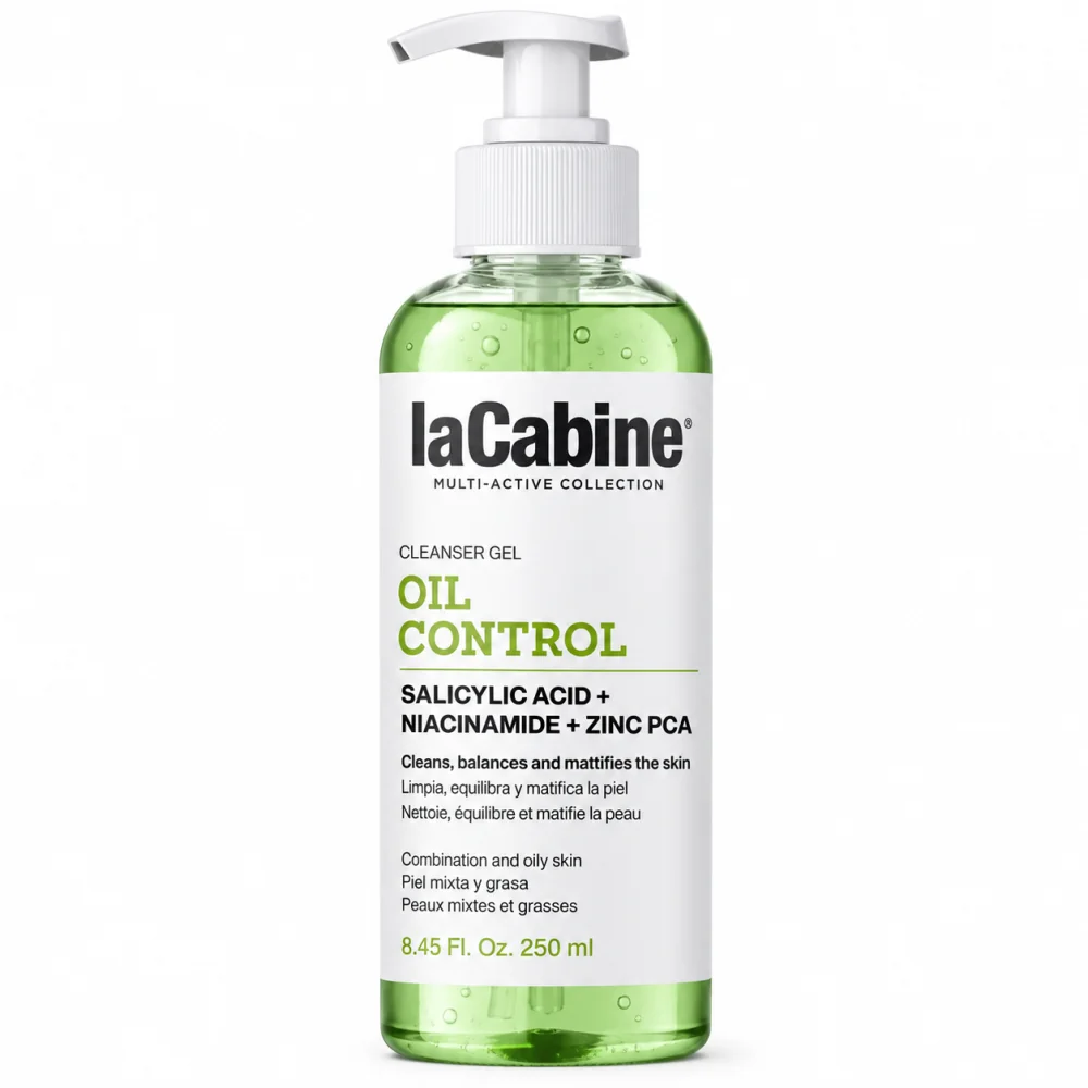 LA CABINE OIL CONTROL - NETTOYANT VISAGE SALICYLIC ACID + NIACINAMIDE + ZINC PCA 250ML