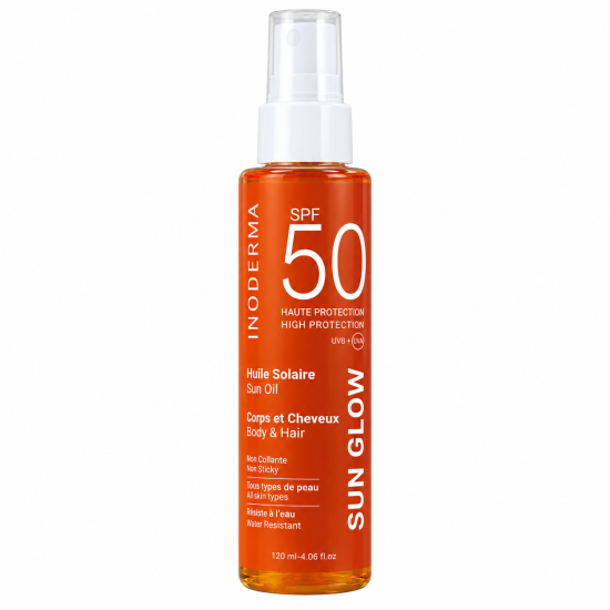 INODERMA ALOHA VAI - HUILE SOLAIRE SUN GLOW SPF50 120ML