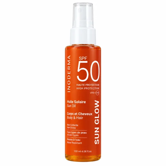 INODERMA ALOHA VAI - HUILE SOLAIRE SUN GLOW SPF50 120ML