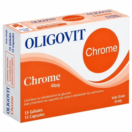 VITAL OLIGOVIT CHROME 15 GELULES