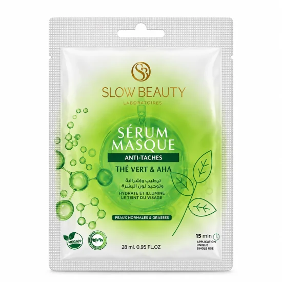 SLOW BEAUTY - MASQUE SERUM ANTI TACHES THE VERT ET AHA