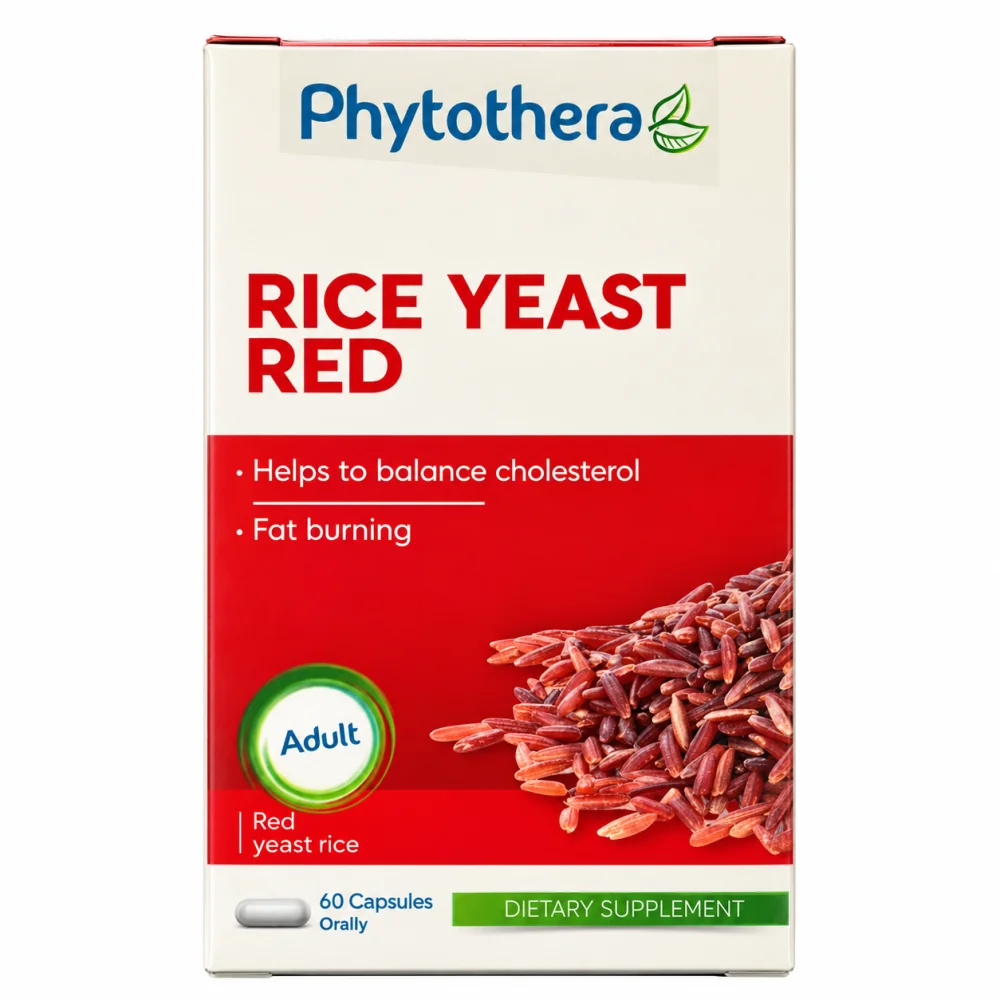 VITAL PHYTOTHERA - LEVURE DE RIZ ROUGE 60 GELULES