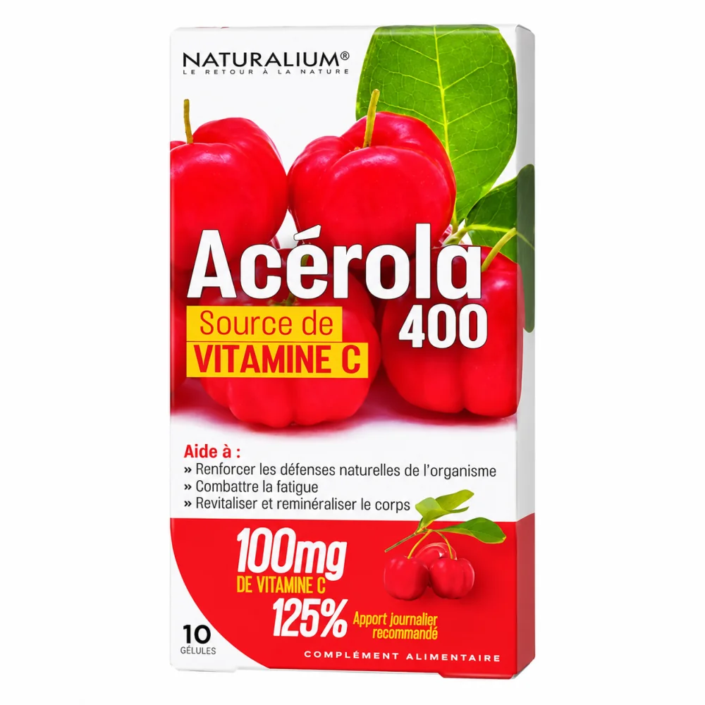 NATURALIUM ACEROLA 400 10 GELULES