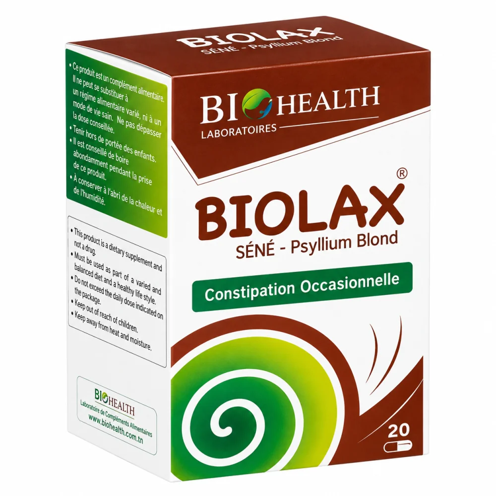 BIOHEALTH - BIOLAX 20 GELULES