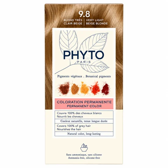 PHYTO - PHYTOCOLOR 9.8 BLOND TRES CLAIRE BEIGE