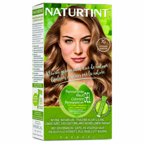 NATURTINT - COLORATION PERMANANTE 7G BLOND DORE 170 ML