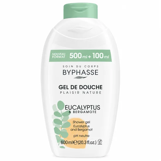 BYPHASSE - GEL DE DOUCHE EUCALYPTUS & BERGAMOTE 600ML