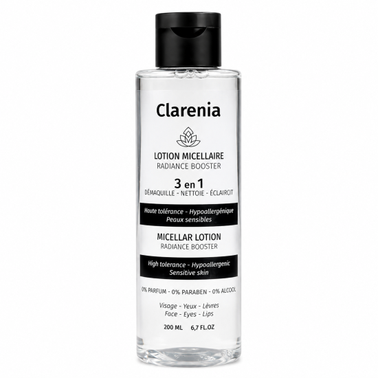 CLARENIA - LOTION MICELLAIRE RADIANCE BOOSTER 3EN1 200ML