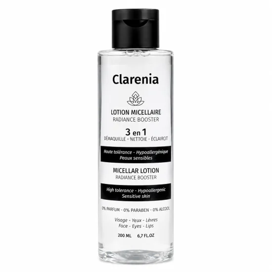 CLARENIA - LOTION MICELLAIRE RADIANCE BOOSTER 3EN1 200ML