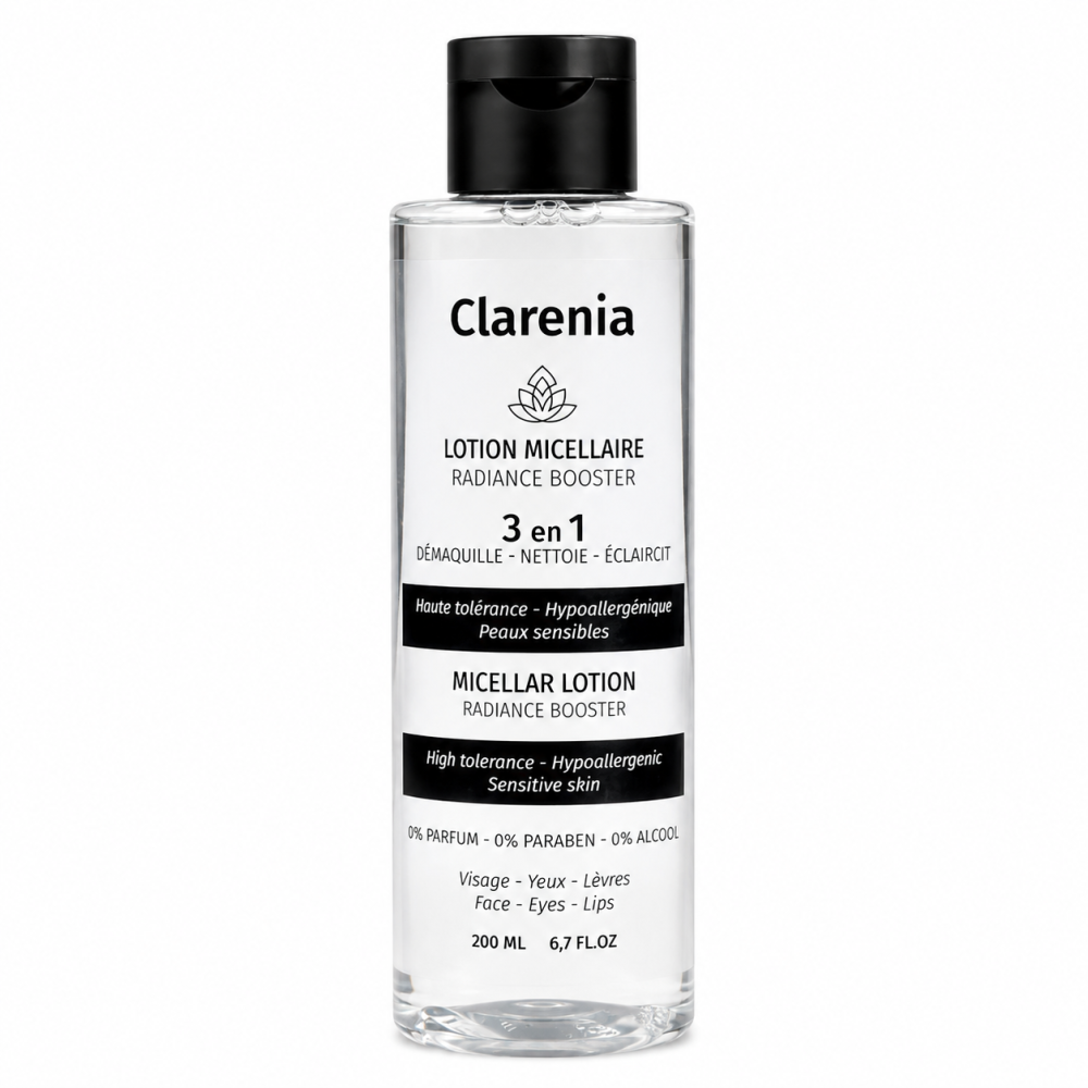 CLARENIA - LOTION MICELLAIRE RADIANCE BOOSTER 3EN1 200ML