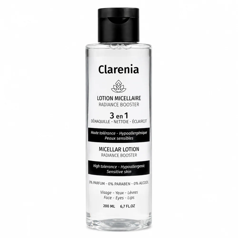 CLARENIA - LOTION MICELLAIRE RADIANCE BOOSTER 3EN1 200ML