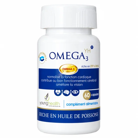 YOUNG HEALTH - OMEGA 3 60 CAPSULES