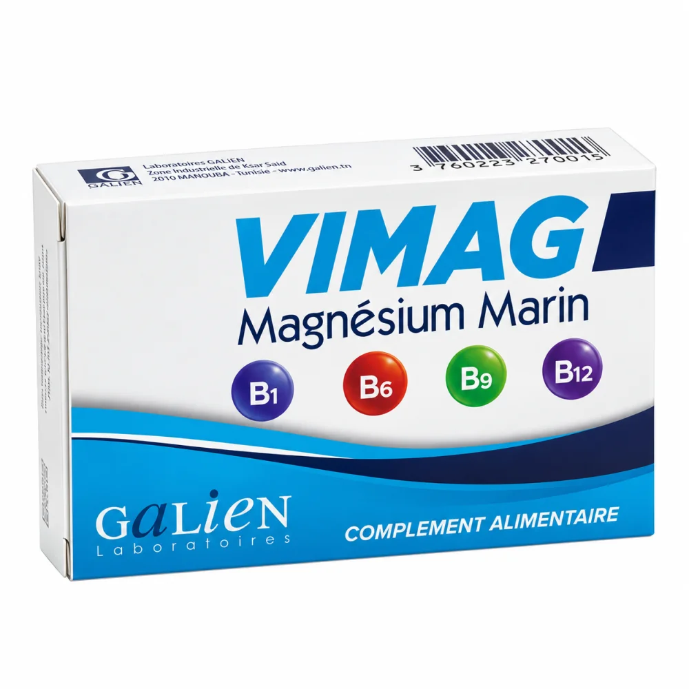 GALIEN VIMAG - MAGNESIUM MARIN + VITAMINES B 30 COMPRIMES