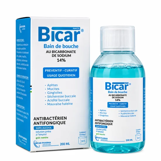 BICAR - BAIN BOUCHE BICARBONATE SODIUM 200ML