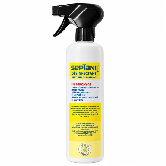 SEPTANIL - DÉSINFECTANT MULTI USAGE PEROXYDE 1% 500ML