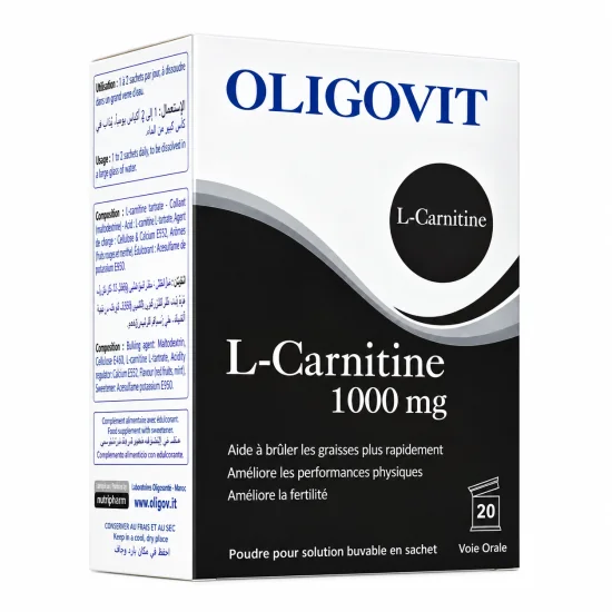 VITAL - OLIGOVIT L-CARNITINE 1000MG 20 SACHETS