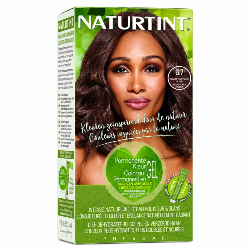 NATURTINT - COLORATION PERMANANTE 6.7 BLOND FONCE MARRON 170 ML