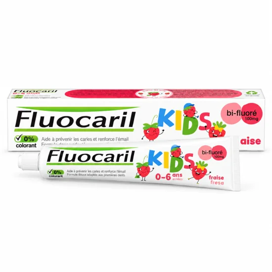 FLUOCARIL - DENTIFRICE KIDS FRAISE 0-6 ANS 75ML