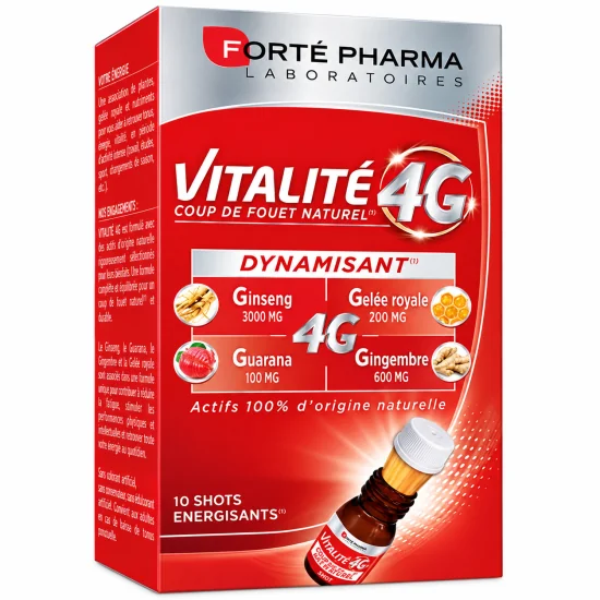 FORTE PHARMA - VITALITE 4G DYNAMISANT 10 SHOTS