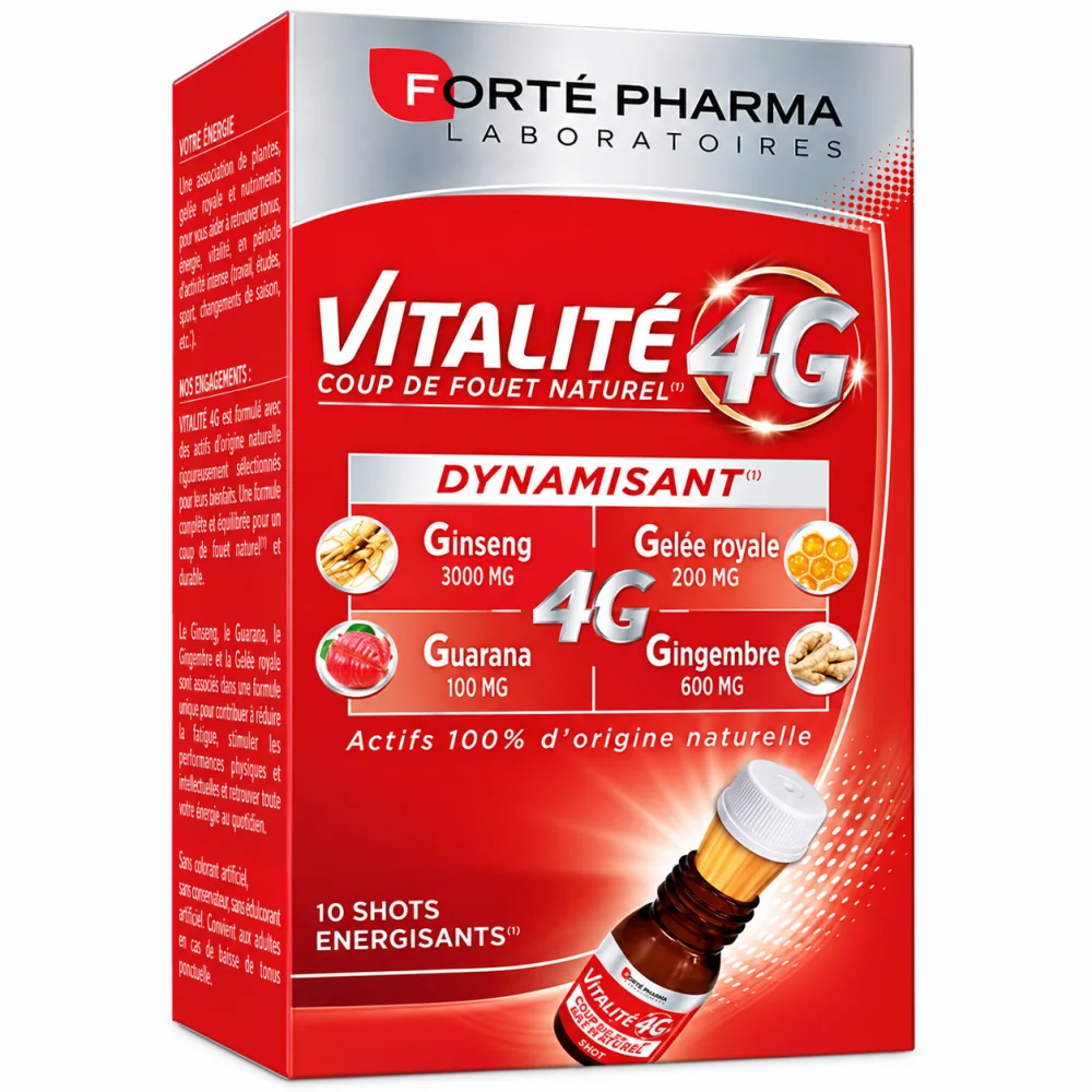 FORTE PHARMA - VITALITE 4G DYNAMISANT 10 SHOTS