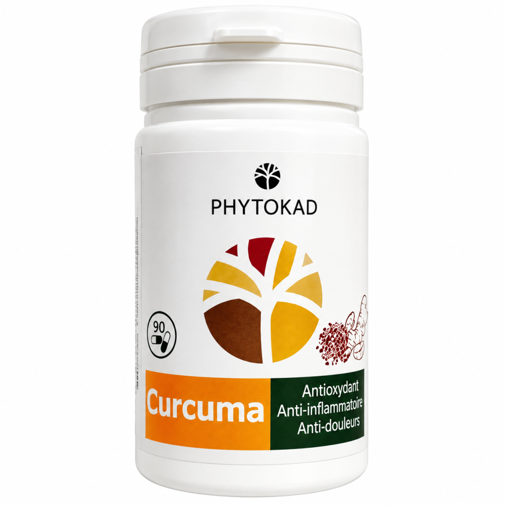 PHYTOKAD - CURCUMA, GINGEMBRE & POIVRE NOIR 90 GELULES