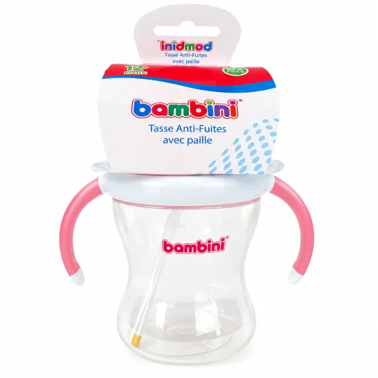 BAMBINI - TASSE AVEC PAILLE ANTI FUITE - 445