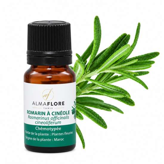 ALMAFLORE - HUILE ESSENTIELLE DE ROMARIN A CINEOLE 10ML