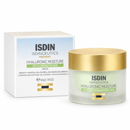 ISDIN ISDINCEUTICS - CREME HYDRATANTE A BASE D'ACIDE HYALURONIQUE PEAUX MIXTES A GRASSES 50G