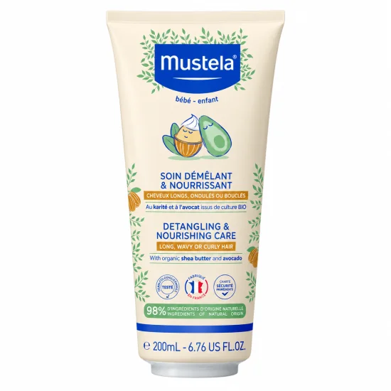 MUSTELA - SOIN DEMELANT ET NOURRISSANT CHEVEUX LONGS ONDULES OU BOUCLES 200ML