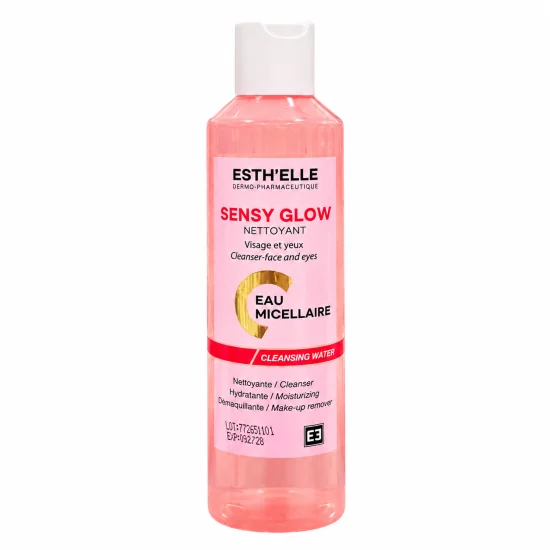 Esth'Elle Sensy Glow - Eau micellaire nettoyante - 250ml pour Femmes