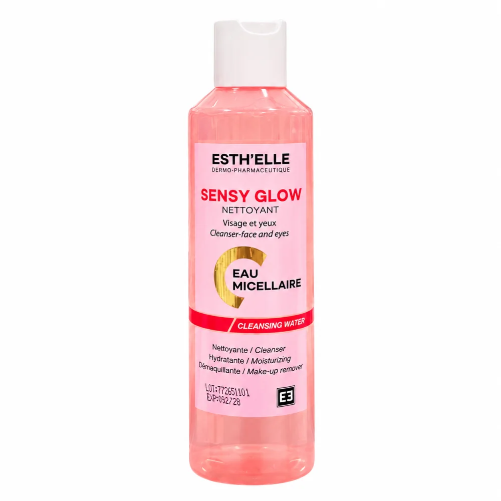Esth'Elle Sensy Glow - Eau micellaire nettoyante - 250ml pour Femmes