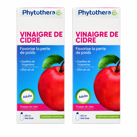 PHYTOTHERA - LOT DE 2 VINAIGRES DE CIDRE