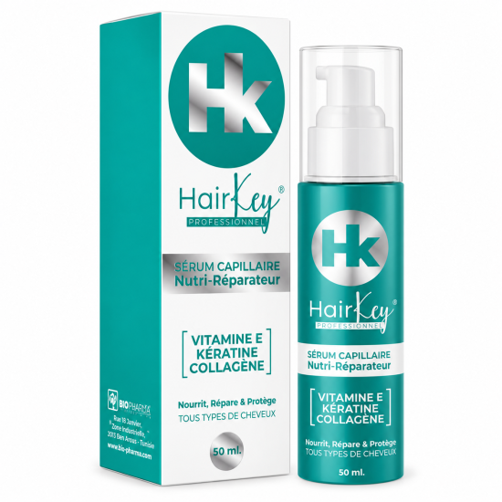 ALMAFLORE HAIR KEY Sérum Capillaire Nutri-Réparateur 50ML pour Beauté
