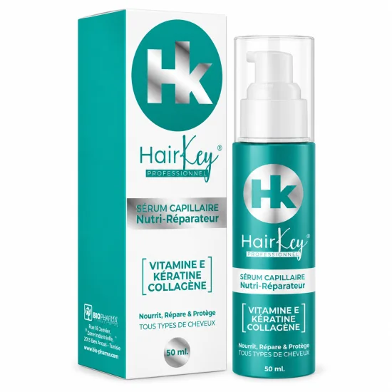 ALMAFLORE HAIR KEY Sérum Capillaire Nutri-Réparateur 50ML pour Beauté