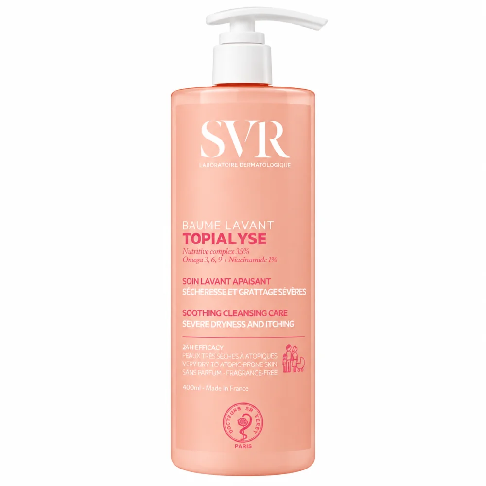 SVR TOPIALYSE BAUME LAVANT APAISANT 400ML pour Beauté