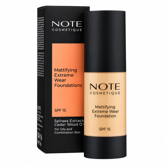 NOTE - FOND DE TEINT LIQUIDE MATTIFYING EXTREME WEAR SPF15