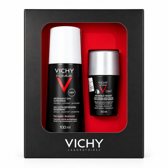VICHY - COFFRET HOMME 72H NOIR