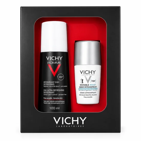 VICHY - COFFRET HOMME 72H BLANC